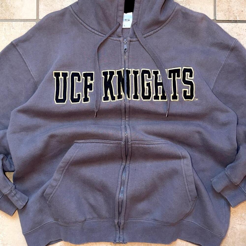 E5 UCF University of Central Florida Knights Zip Up Hoodie - Size L